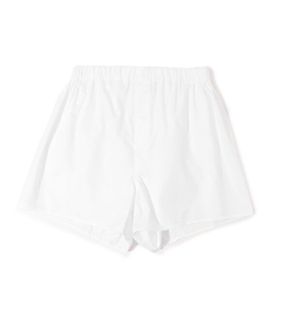 TOMORROWLAND HOME「コットンブロード トランクス」|インナー|11 ホワイト