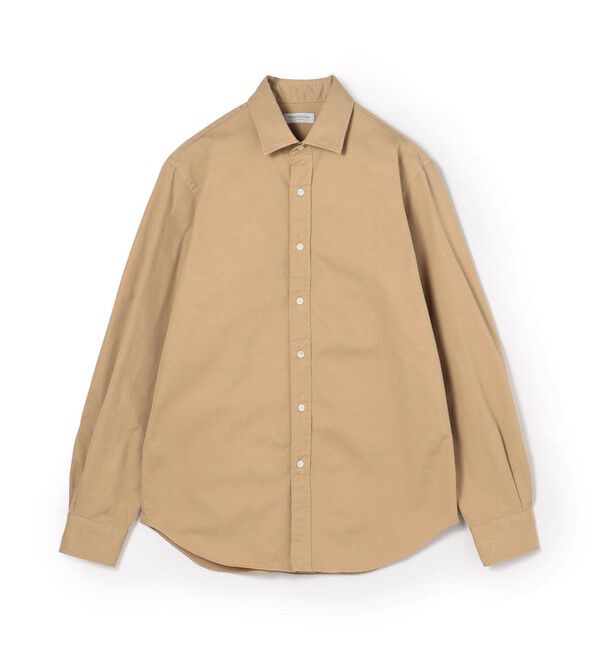 TOMORROWLAND MENS「コットン セミワイドスプレッドカラーシャツ」|シャツ・ブラウス|43 ベージュ