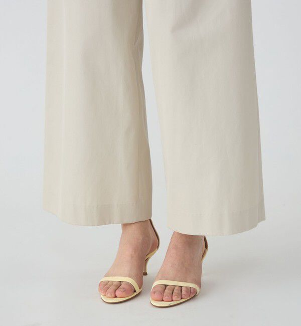 TOMORROWLAND collection「コットンギャバジン タックワイドパンツ」|その他|