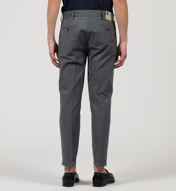 TOMORROWLAND MENS「ポリエステルコットン スリムテーパードパンツ」|チノ|