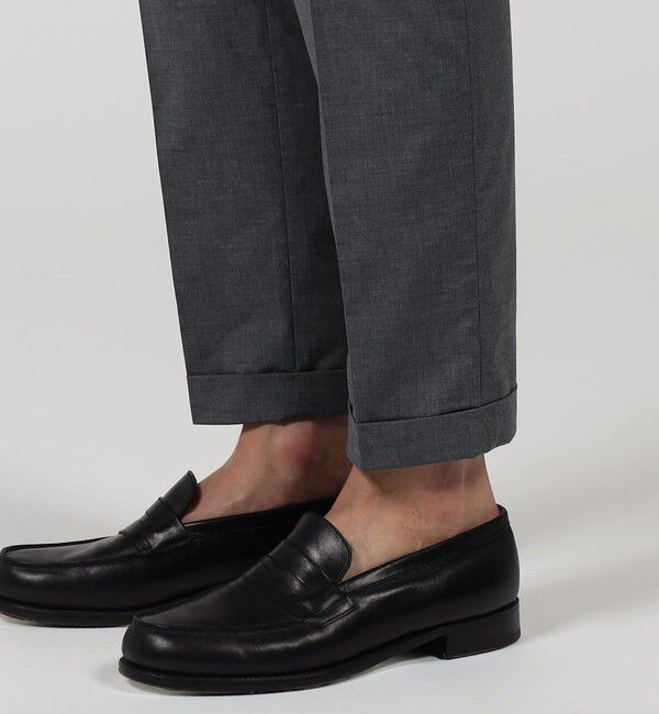 TOMORROWLAND MENS「ポリエステルコットン スリムテーパードパンツ」|チノ|