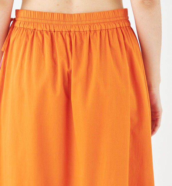 MACPHEE「ディップダイ ギャザーマキシスカート」|フレア|