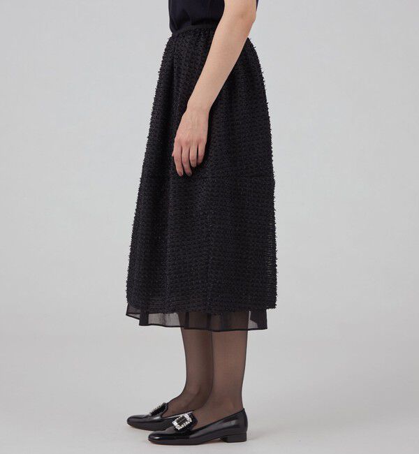 TOMORROWLAND collection「ファンシーオーガンジー バレルペプラムスカート」|スカート|