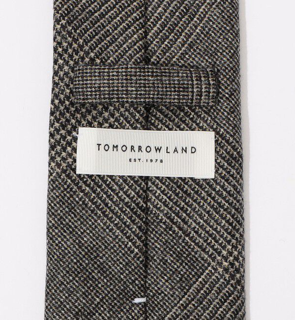 TOMORROWLAND GOODS「TOMORROWLAND ウール チェックネクタイ」|ネクタイ・蝶ネクタイ|