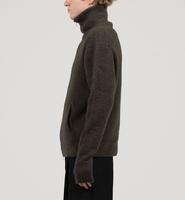 TOMORROWLAND MENS「ウール カシミヤ シルク ジップアップ ニットブルゾン」|ニット・セーター|