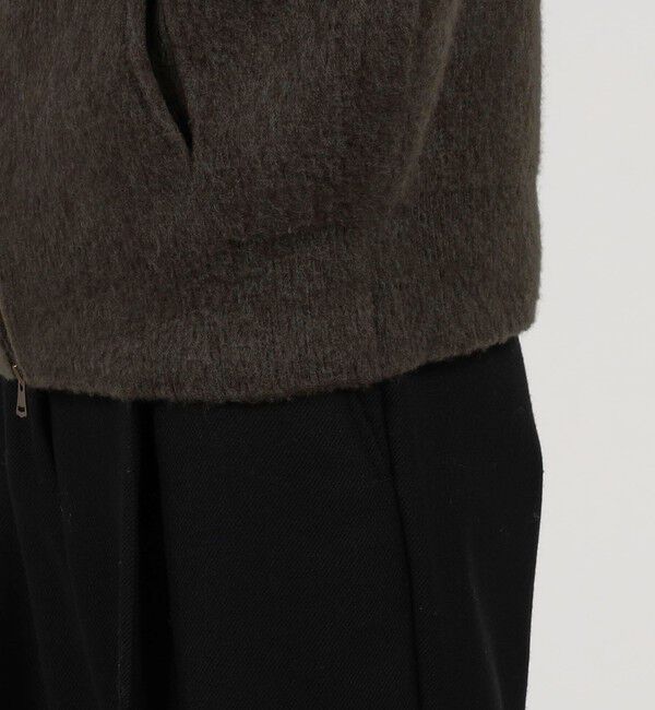 TOMORROWLAND MENS「ウール カシミヤ シルク ジップアップ ニットブルゾン」|ニット・セーター|