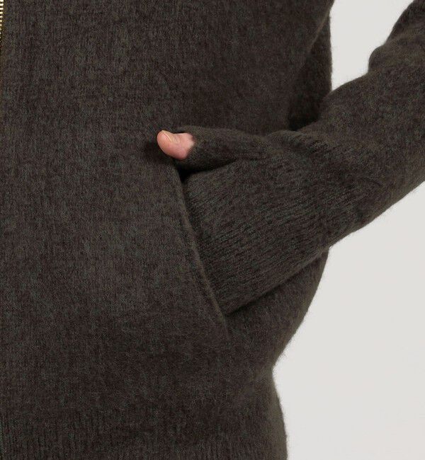 TOMORROWLAND MENS「ウール カシミヤ シルク ジップアップ ニットブルゾン」|ニット・セーター|