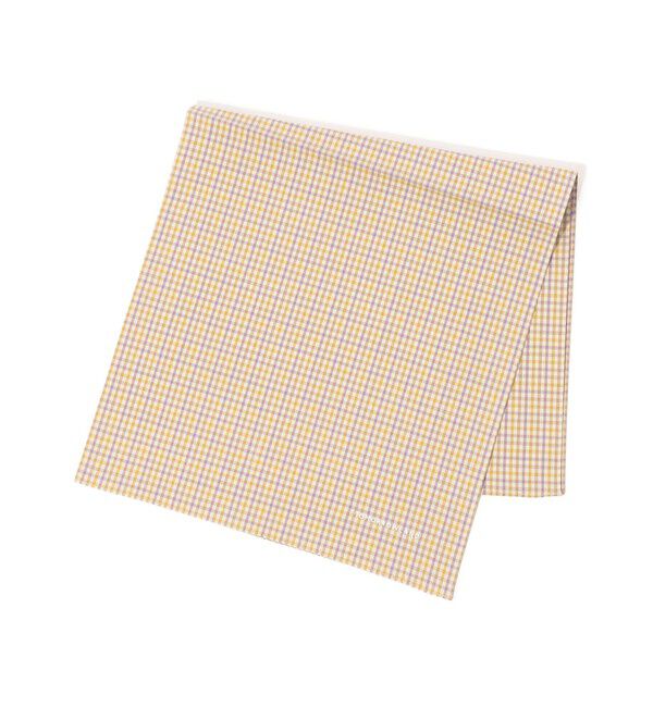 TOMORROWLAND GOODS「TOMORROWLAND コットン チェックハンカチ」|ハンカチ|26 イエロー系