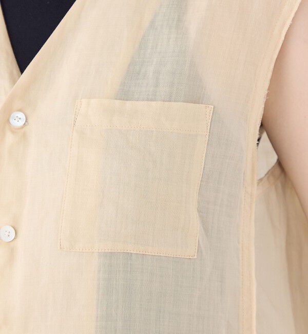 MACPHEE「ラミーソリッド Vネックジレ」|ベスト・ジレ|