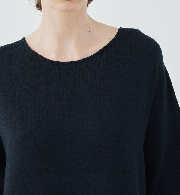 GALERIE VIE「ストレッチコットン ラウンドネックワンピース」|ワンピース|