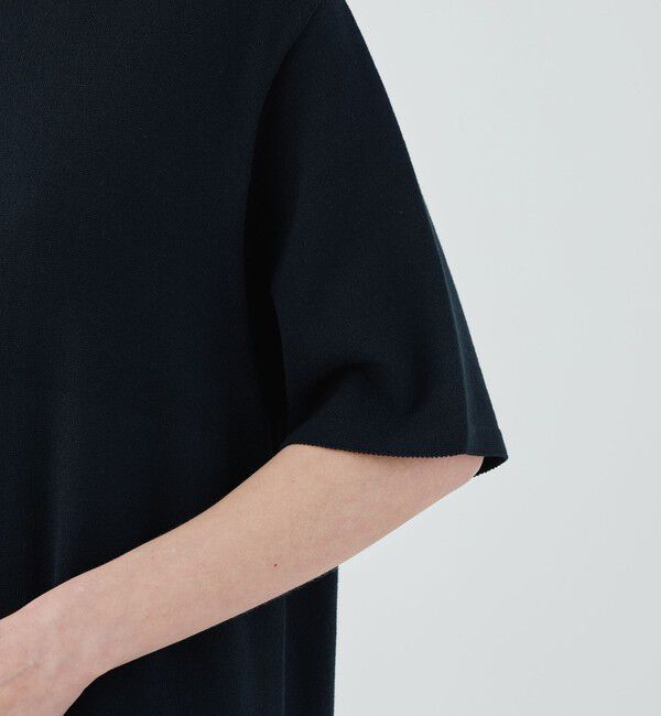 GALERIE VIE「ストレッチコットン ラウンドネックワンピース」|ワンピース|