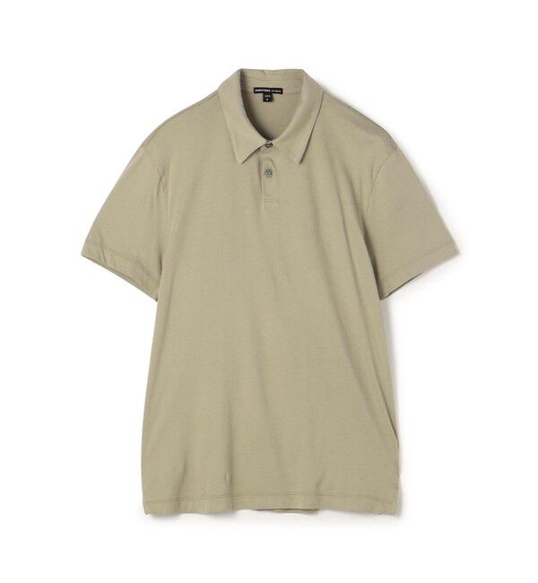 JAMES PERSE「コットンジャージー ポロシャツ MBEL3710」|ポロシャツ|43 ベージュ