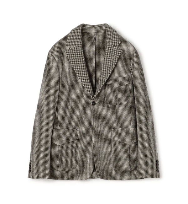 TOMORROWLAND MENS「ウールナイロンポリウレタン 2WAYストレッチ シングルブレステッド 2Bジャケット」|テーラードジャケット|18 ハウンドトゥース