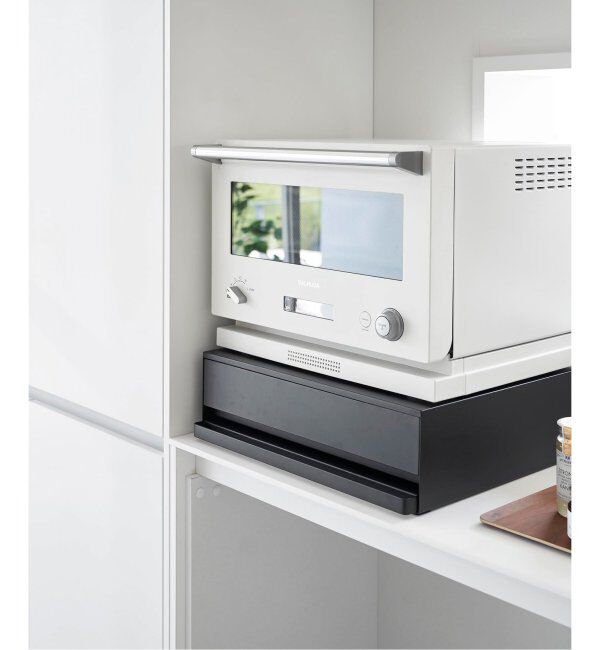 journal standard Furniture「《WEB限定》【tower/タワー】キッチン家電下引き出し&スライドテーブル」|食器・キッチングッズ|