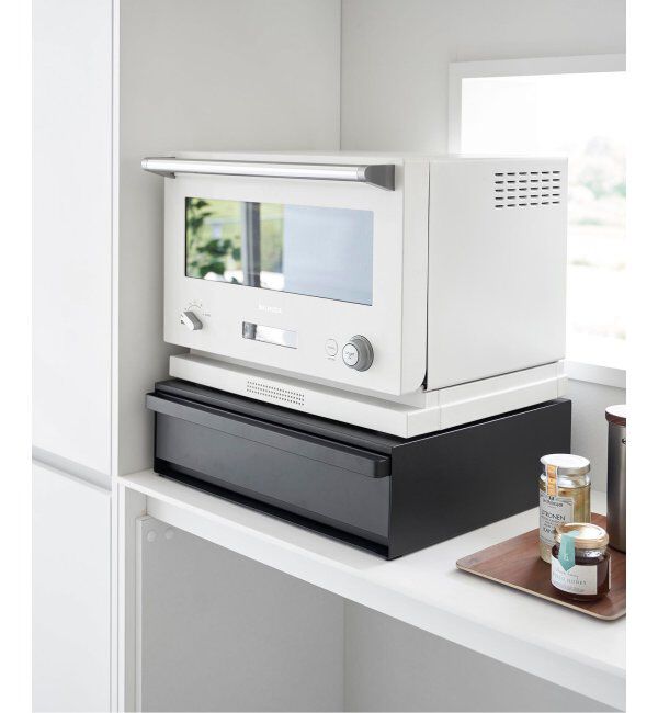 journal standard Furniture「《WEB限定》【tower/タワー】キッチン家電下引き出し&スライドテーブル」|食器・キッチングッズ|