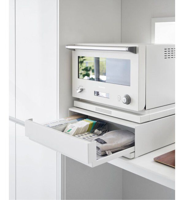 journal standard Furniture「《WEB限定》【tower/タワー】キッチン家電下引き出し&スライドテーブル」|食器・キッチングッズ|