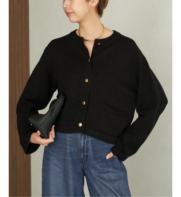 Plage「Metal Button ニットジャケット」|カーディガン|
