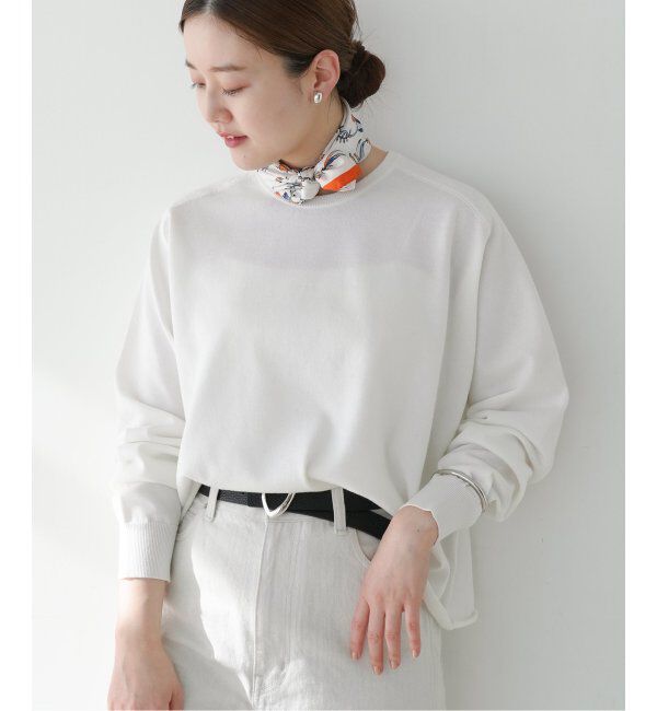 IENA「LEVITA コットンプルオーバー」|ニット・セーター|