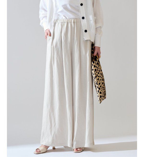 VERMEIL par iena「トリアセリネン リラックスパンツ」|その他|