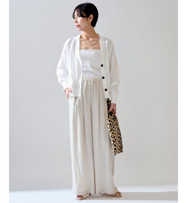 VERMEIL par iena「トリアセリネン リラックスパンツ」|その他|