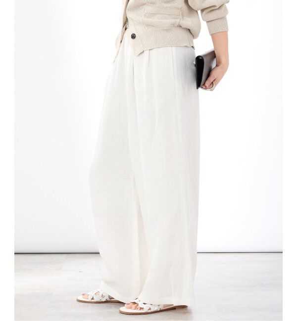 VERMEIL par iena「トリアセリネン リラックスパンツ」|その他|