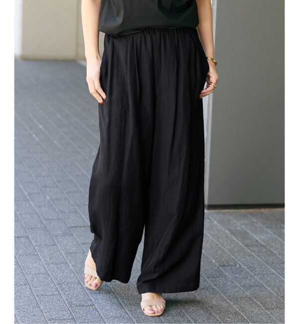 VERMEIL par iena「トリアセリネン リラックスパンツ」|その他|