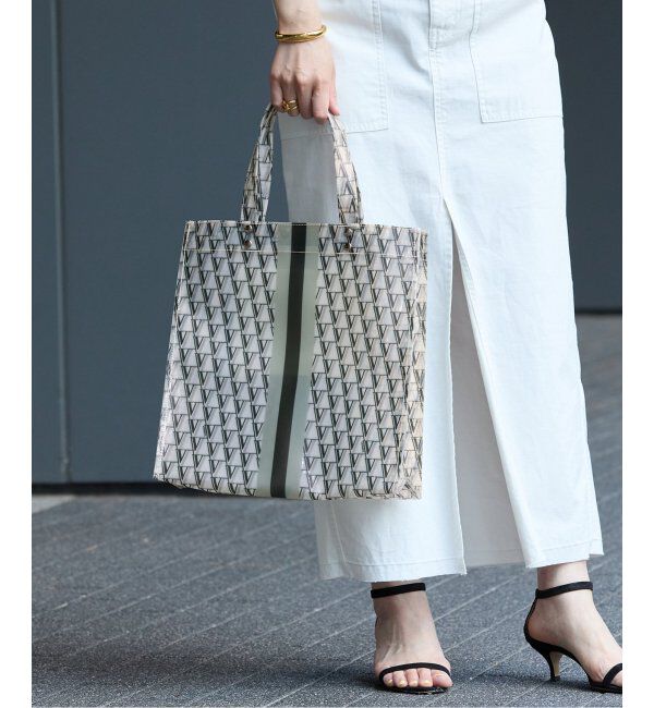 VERMEIL par iena「VERMEIL モノグラムPVCトートバッグ」|トートバッグ|