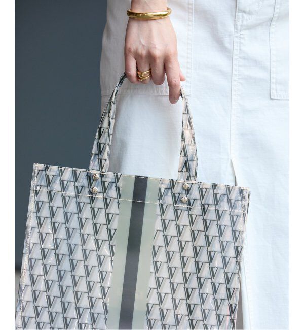 VERMEIL par iena「VERMEIL モノグラムPVCトートバッグ」|トートバッグ|