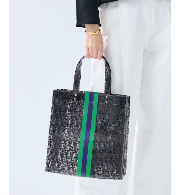 VERMEIL par iena「VERMEIL モノグラムPVCトートバッグ」|トートバッグ|