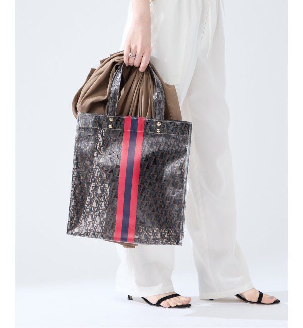 VERMEIL par iena「VERMEIL モノグラムPVCトートバッグ」|トートバッグ|