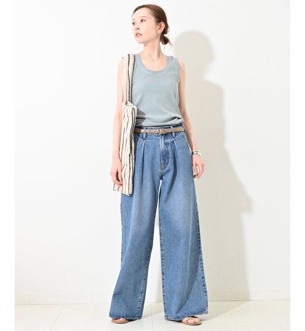 SLOBE IENA「《追加》コットンテレコタンクトップ」|タンクトップ|