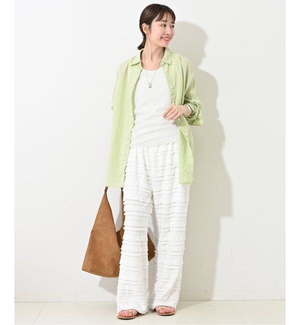 SLOBE IENA「《追加》コットンテレコタンクトップ」|タンクトップ|