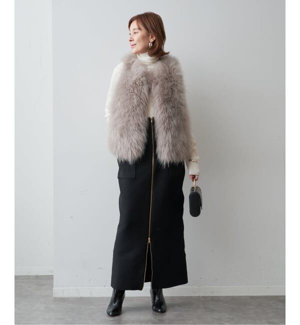 VERMEIL par iena「Cashmere Fur gilet」|その他|