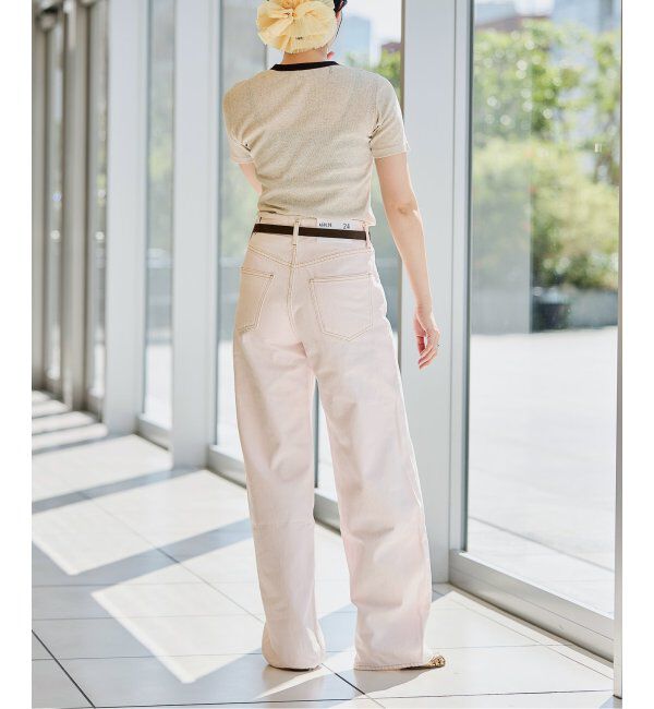 IENA LA BOUCLE「AGOLDE/エーゴールドイー LOW CURVE JEAN IN COSMOS」|デニム|