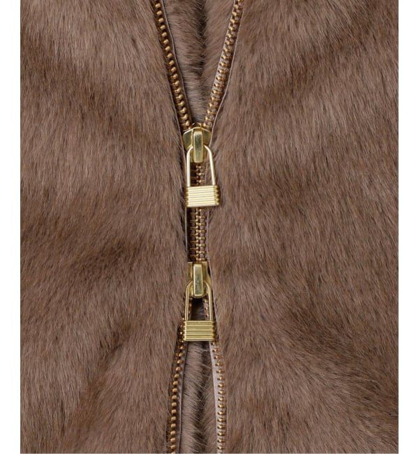 SLOBE IENA「FAKEファーフードブルゾン」|その他|