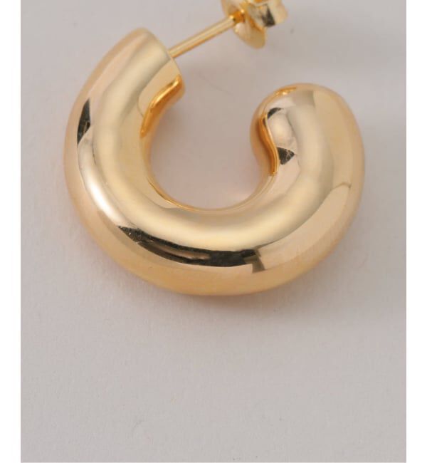 VERMEIL par iena「LIE STUDIO THE ROSE EARRING ゴールド」|ピアス|