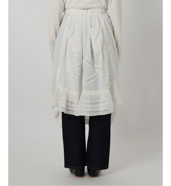 SLOBE IENA「crinkle crinkle crinkle rebuild apron skirt CC-4031」|スカート|