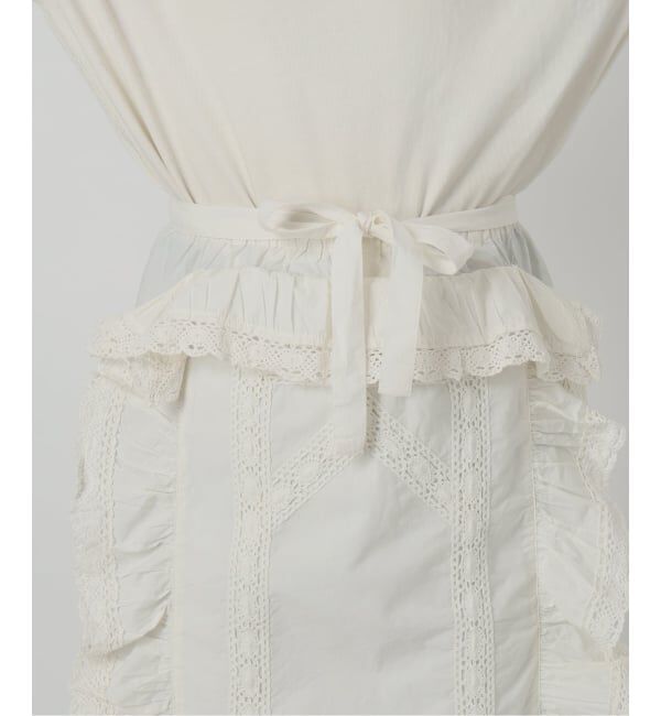 SLOBE IENA「crinkle crinkle crinkle rebuild apron skirt CC-4031」|スカート|