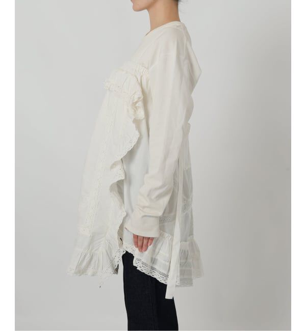 SLOBE IENA「crinkle crinkle crinkle rebuild apron skirt CC-4031」|スカート|