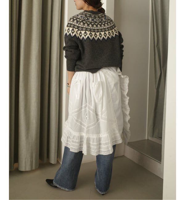 SLOBE IENA「crinkle crinkle crinkle rebuild apron skirt CC-4031」|スカート|