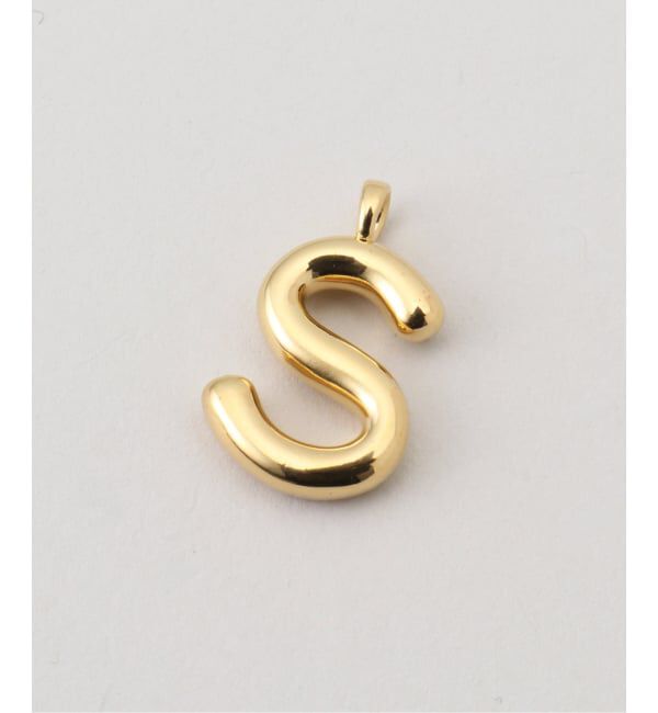 VERMEIL par iena「JOSEPHINE STUDIO ジョセフィン・ストゥディオ Letter Charm LARGE S（ゴールド）」|その他|ゴールド