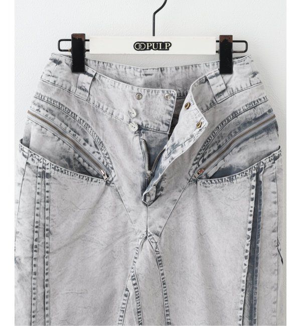 PULP「【Geek Office / ギークオフィス】MSCHF / ミスチーフ ブリーチド ピンタック パンツ」|その他|