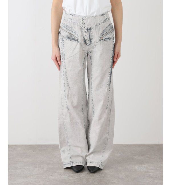 PULP「【Geek Office / ギークオフィス】MSCHF / ミスチーフ ブリーチド ピンタック パンツ」|その他|