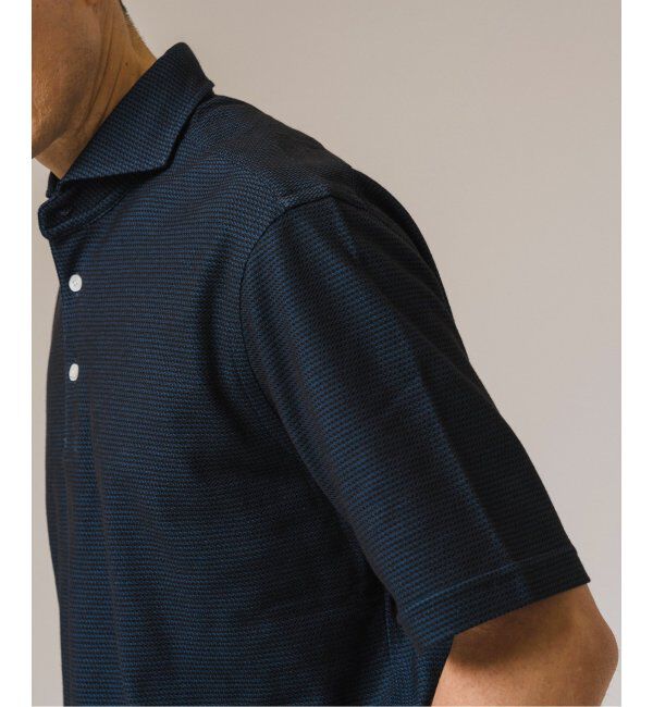 EDIFICE「《追加》"吸水速乾＆高通気機能" COOLMAX ハニカムボーダー ポロシャツ」|ポロシャツ|