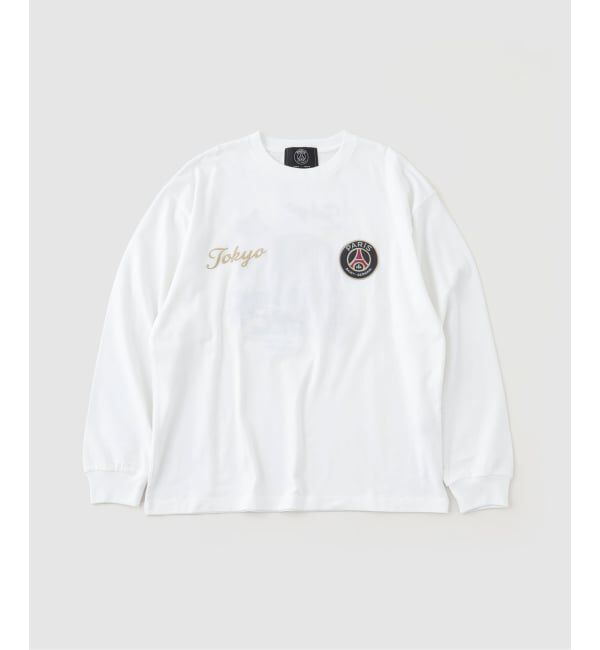 Paris Saint-Germain「【Paris Saint-Germain 】JP TOKYO刺繍 ロングスリーブ Tシャツ」|Tシャツ・カットソー|