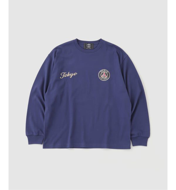 Paris Saint-Germain「【Paris Saint-Germain 】JP TOKYO刺繍 ロングスリーブ Tシャツ」|Tシャツ・カットソー|