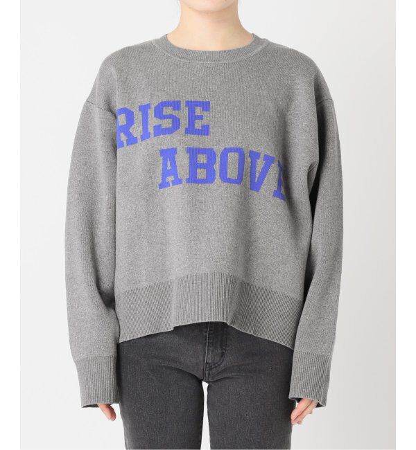 JOURNAL STANDARD relume「RISE ABOVEロゴニット」|ニット・セーター|