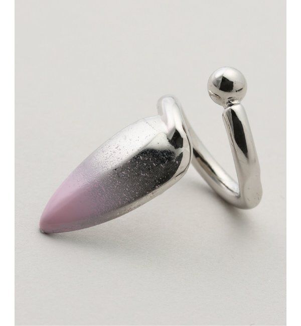 Oriens JOURNAL STANDARD「【JUSTINE CLENQUET】SAM GRADIENT PINK NAIL RING 31JC02SAM2」|リング|