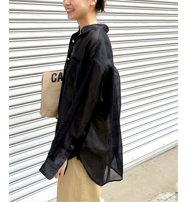 JOURNAL STANDARD relume「《追加2》手洗い可 / ラミーオーバーサイズシャツ」|シャツ・ブラウス|