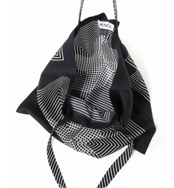journal standard L'essage「【AENEIS/エネス】MINIMAL ILLUSION SILK TOTE BAG：トートバッグ」|トートバッグ|